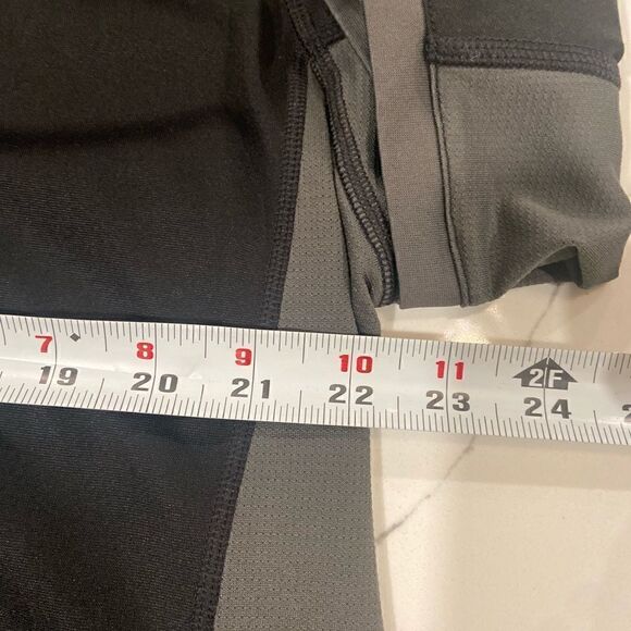 The North Face Cycling 1/4 Zip Pullover Sz XL Vaporwick Black Gray Back Pocket - Picture 8 of 12